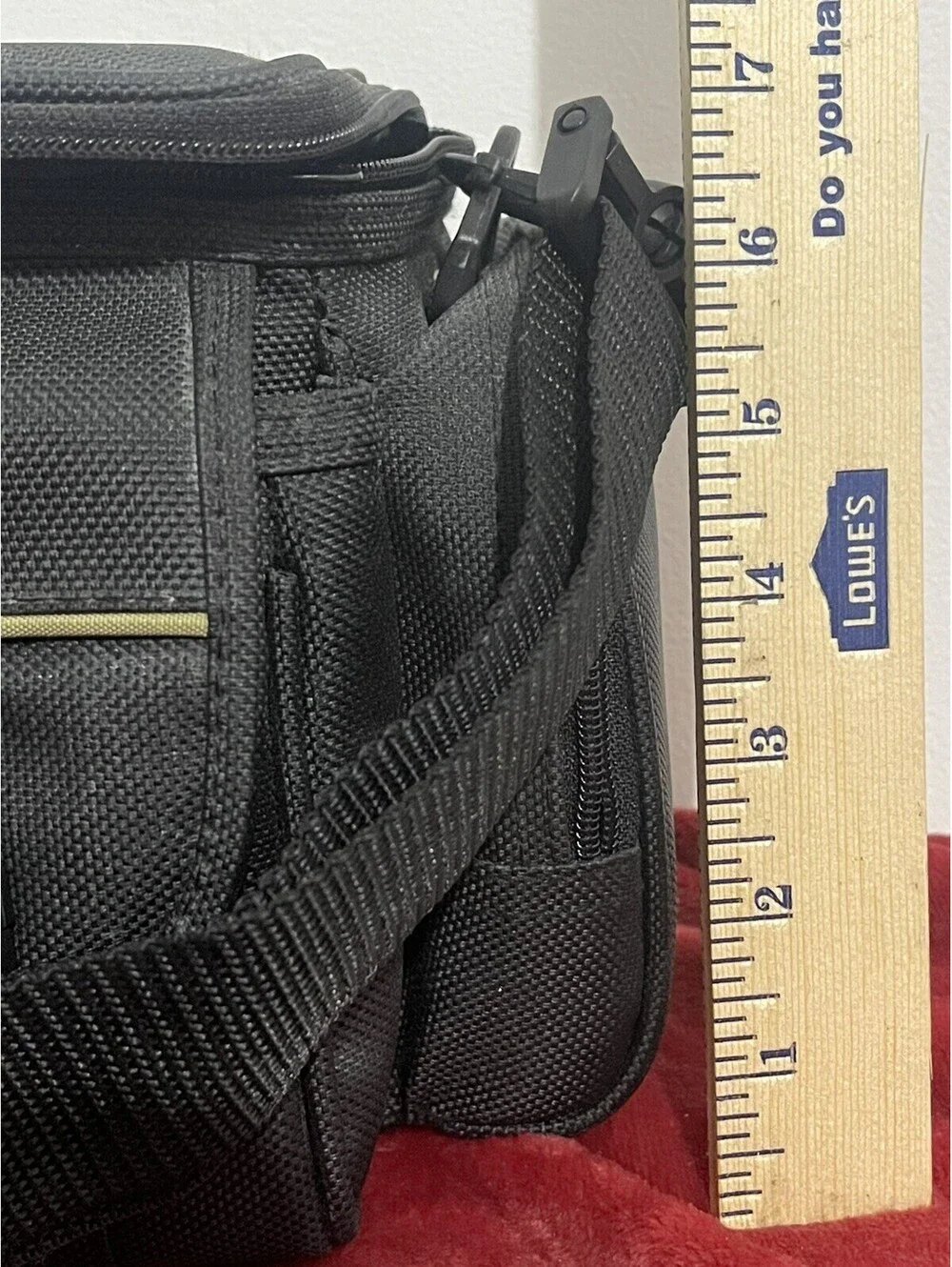 Ambico Adjustable Over the Shoulder Camera Bag Case Padded Black Large Camcorder